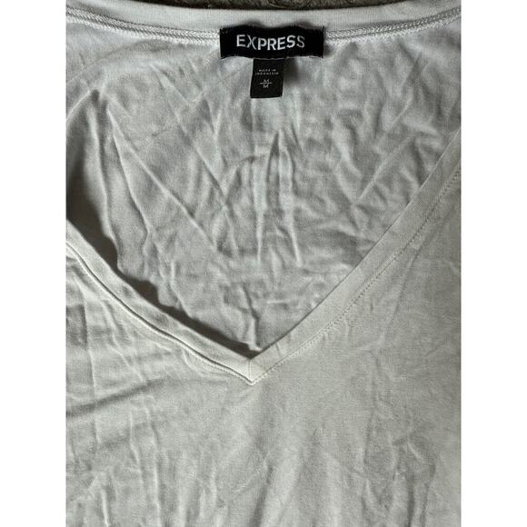 EXPRESS V NECK TOP size M medium - Picture 2 of 3